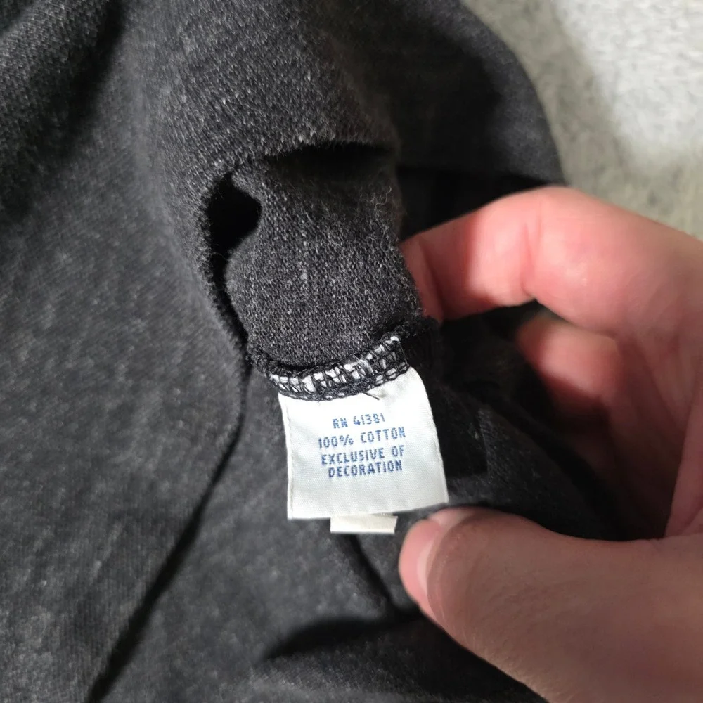 Polo Ralph Lauren Mens 2XLT Polo Shirt Charcoal Grey Long Sleeve Heathered Pony